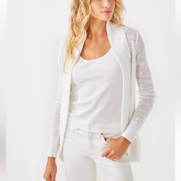 Lilly Pulitzer Sweaters - Lilly Pulitzer Women's Amalie Cardigan - Resort White